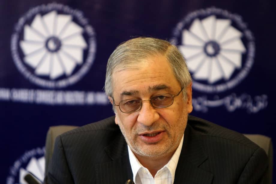 Tahmasb Mazaheri, exministro iraní, quien presuntamente portaba un millonario cheque de un banco venezolano./ AFP