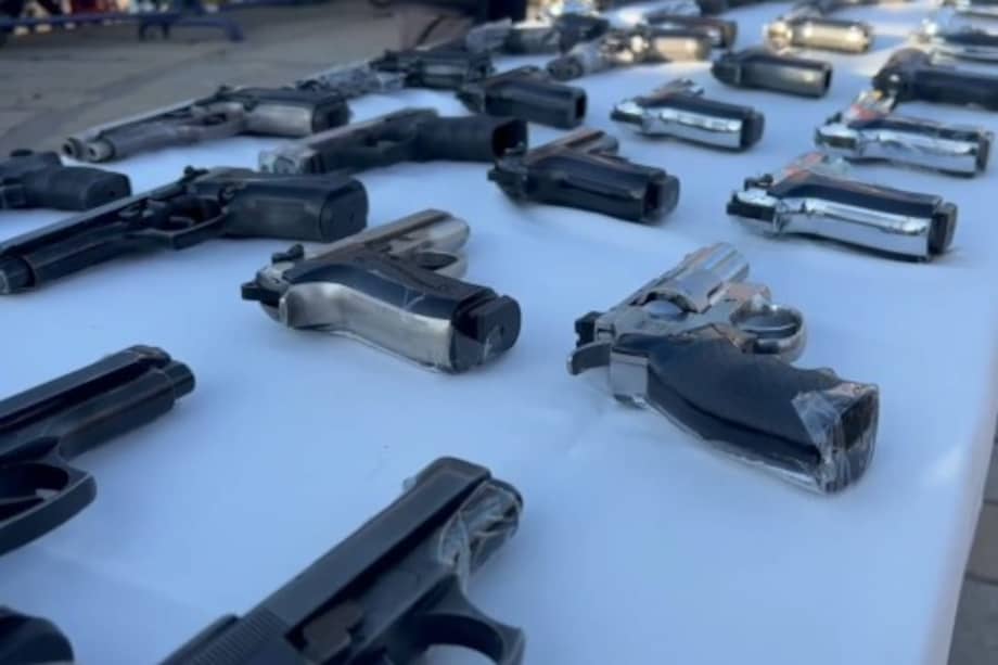 Este año, con corte en el 1° de octubre, en la localidad de han incautado más de 11.000 armas cortopunzantes y 118 armas de fuego.