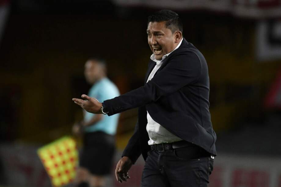 Con apenas 36 años Diego Corredor, entrenador de Patriotas de Boyacá, en uno de los técnicos más jóvenes del fútbol colombiano. / Getty Images