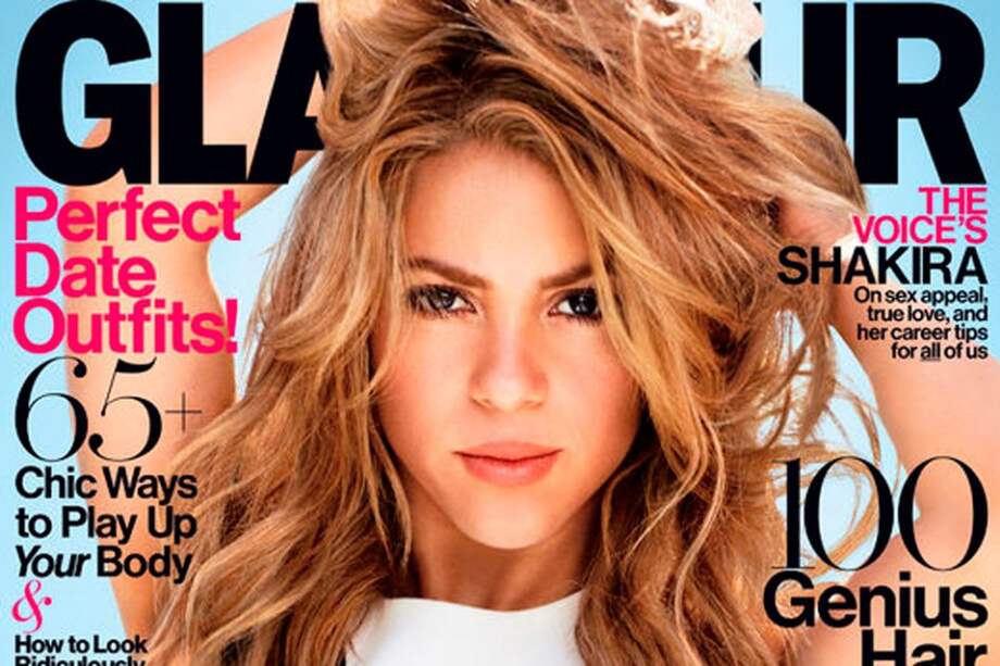 Shakira en la portada de la revista Glamour.