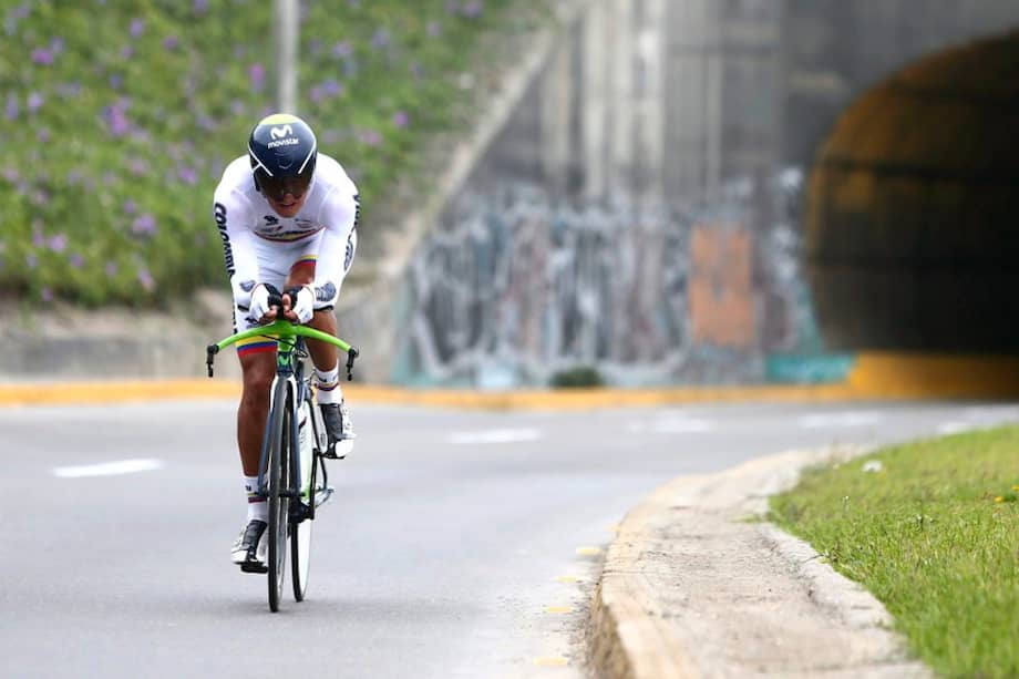 Oro y plata para Colombia en ciclismo contrarreloj masculino