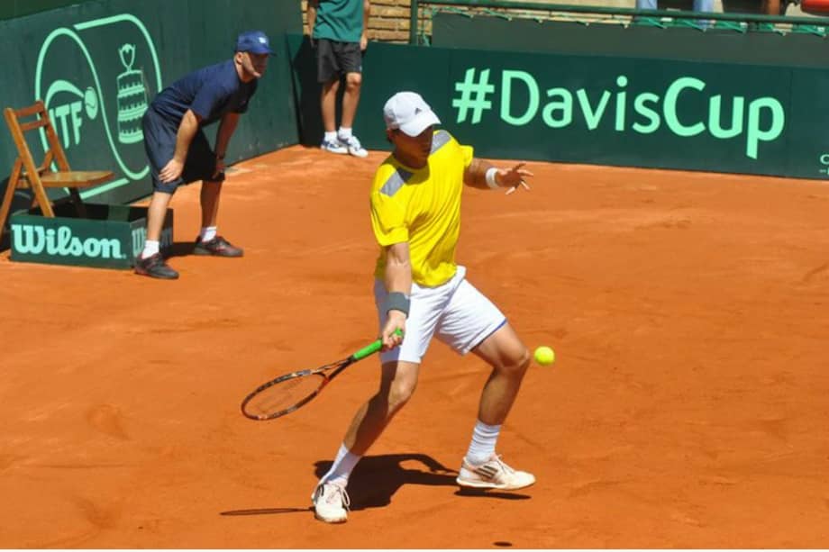 Colombia se encuentra abajo 0-1 ante República Dominicana. / Gastón Montero.