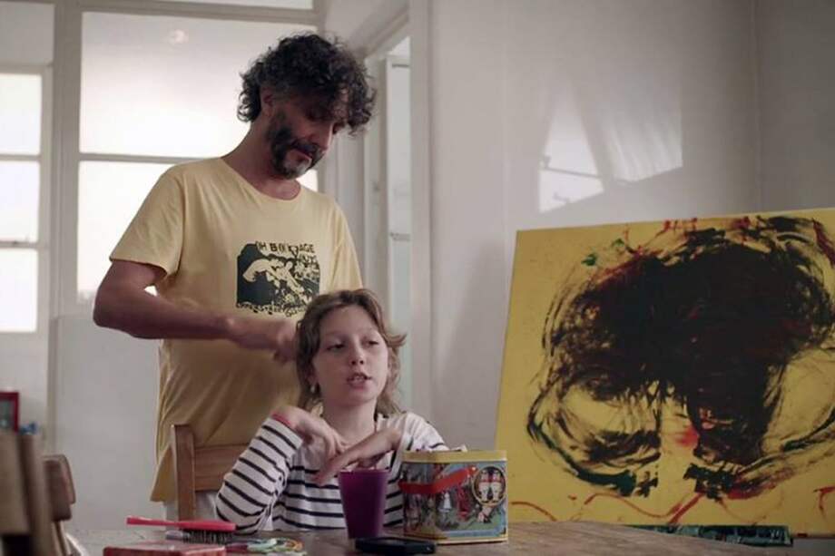 Fito Páez y su hija Margarita.