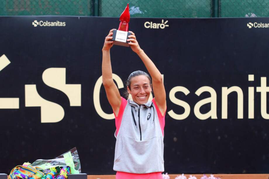 Schiavone se coronó campeona en Bogotá. / Prensa Colsanitas