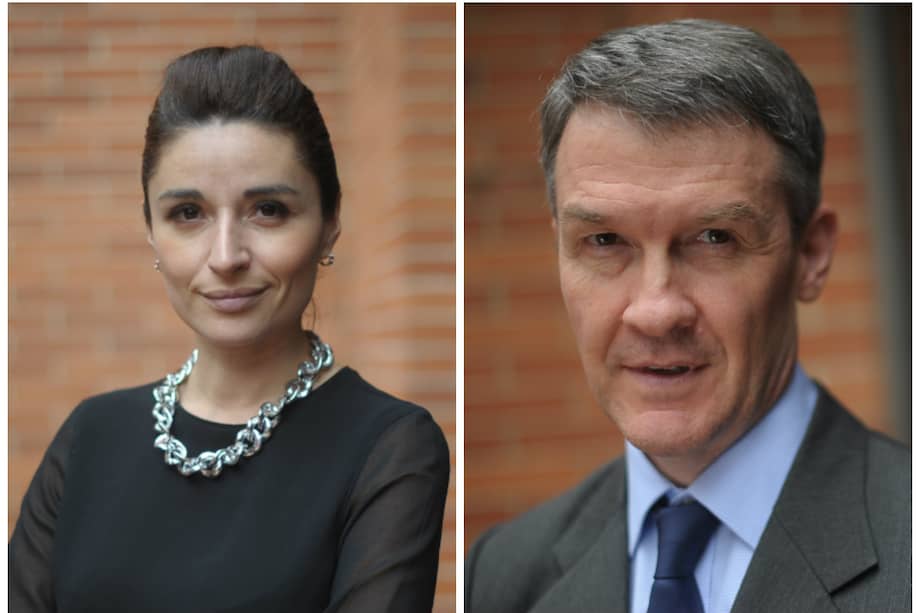 Laura Ballesteros, secretaria de Movilidad de Ciudad de México, y Paul Barter, experto en Gestión de la Demanda de Transporte.