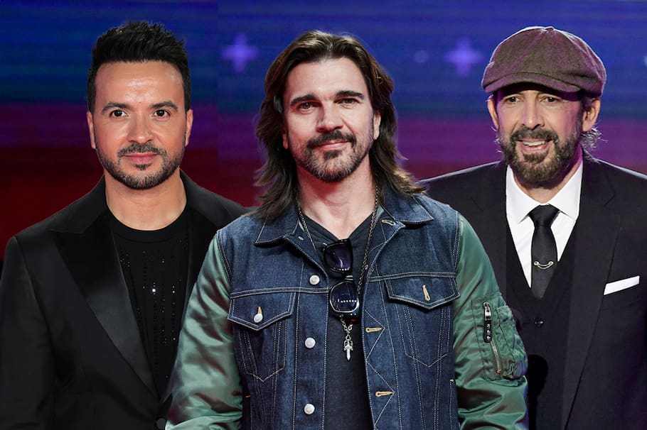Luis Fonsi, Juanes y Juan Luis Guerra