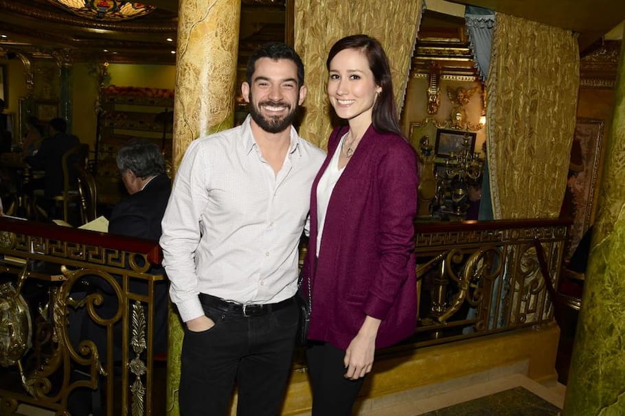 Manuel José junto a su esposa María Andrea