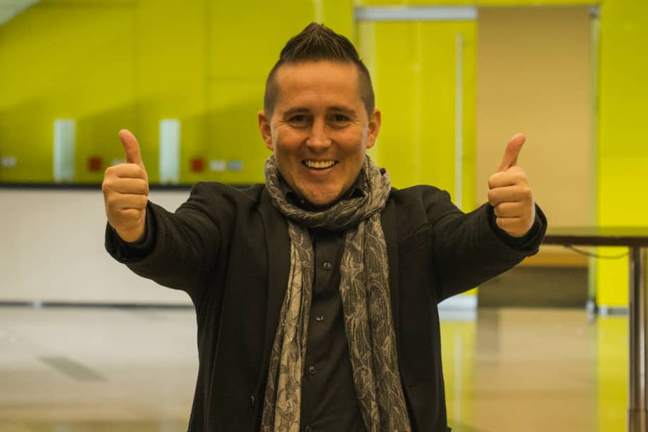 Jonathan Bustamante, entrenador mental en la Escuela de Campeones, en Medellín. / Cortesía Escuela de Campeones