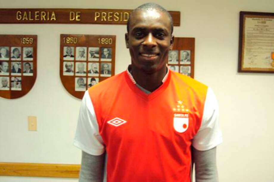 Danilo Moreno Asprilla, el nuevo jugador de Santa Fe / Tomada de http://www.santafecd.net/