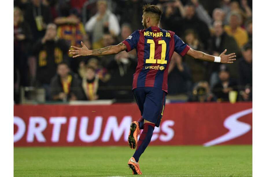 Neymar, delantero del Barcelona. Foto: AFP