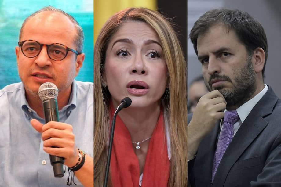 Los representantes Andrés Forero y Juan Espinal, del Centro Democrático, cuestionaron comentarios de Catherine Juviano que comparó gobierno de Uribe con el de Petro.
