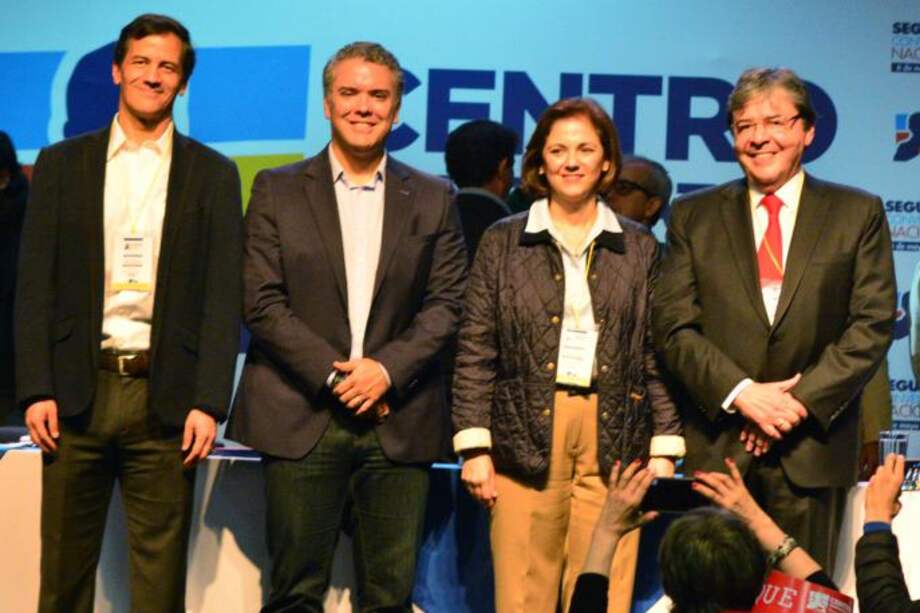 Rafael Nieto, Iván Duque, María del Rosario Guerra y Carlos Holmes Trujillo, precandidatos del uribismo. / Centro Democrático