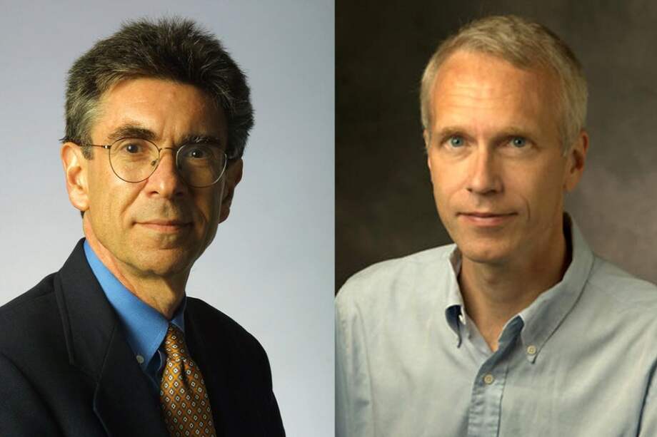 Robert Lefkowitz y Brian Kobilka/ AFP