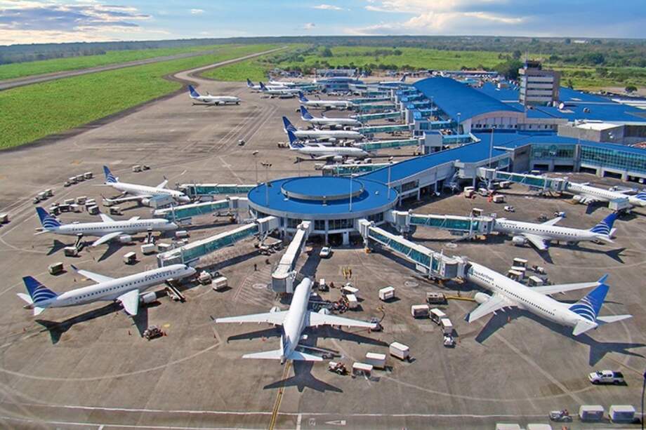 Copa Airlines en el Aeropuerto Internacional de Tocumen en Panamá.