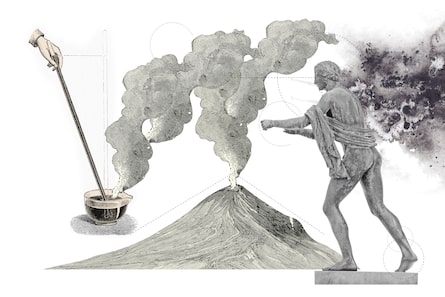 El gris que emergió entre las cenizas de Pompeya (Historias a color)