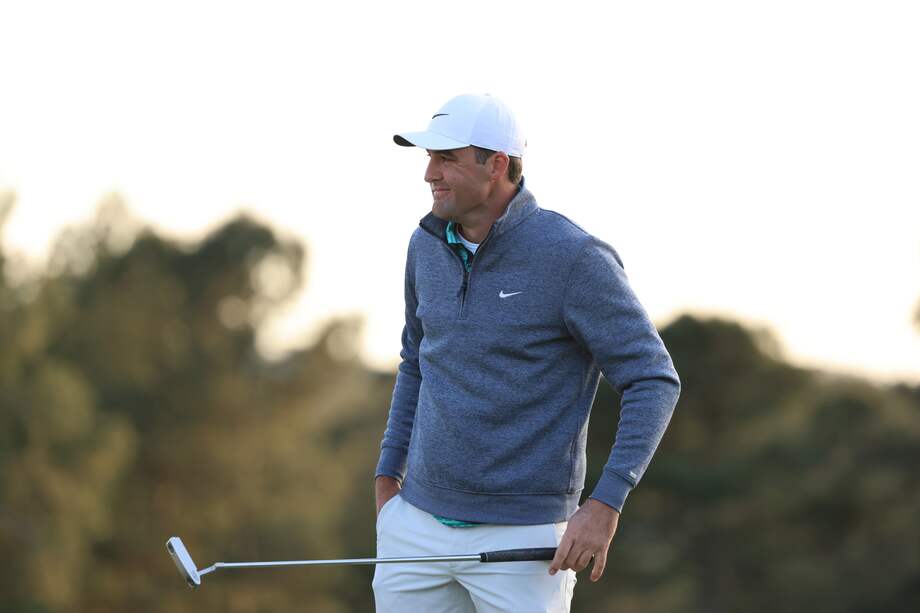 Scottie Scheffler durante la tercera ronda del Masters de Augusta.