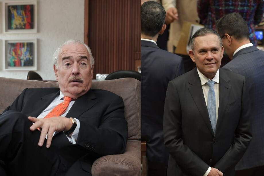 Expresidente Andrés Pastrana y presidente del Senado (2024- 2025), Efraín Cepeda.