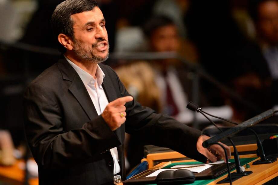Mahmud Ahmadinejad, presidente de Irán en la Asamblea General de la ONU. Foto: AFP