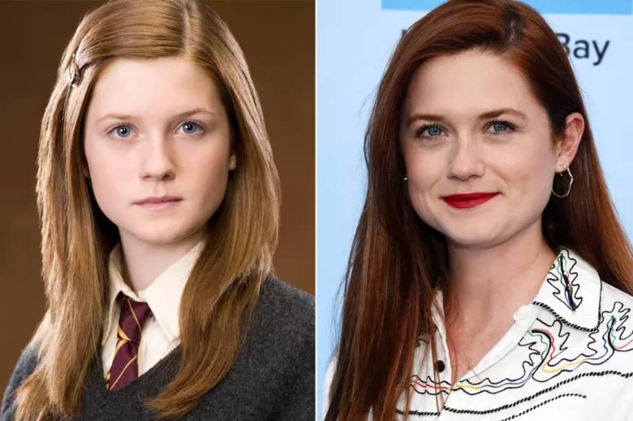 Bonnie Wright interpretó al personaje de Ginny Weasley (izq.) en la franquicia de películas de Harry Potter.