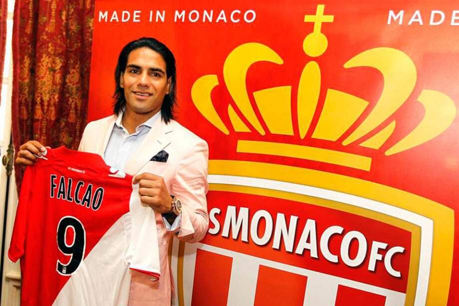 El Mónaco pagó 60 millones de euros al Atlético de Madrid por el traspaso del delantero colombiano. / Agencia EFE