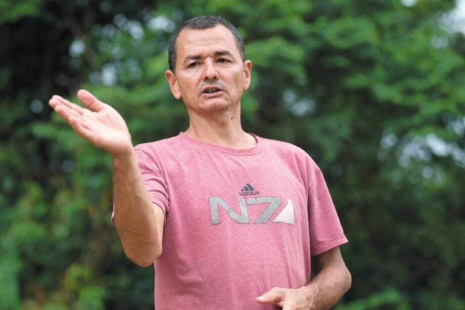 Jhoverman Sánchez fue conocido en la guerra como Rubén Cano o Manteco. Él comandó el Frente 58 de las Farc en el Urabá. / Mauricio Alvarado