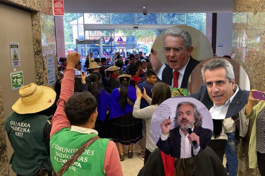 Congresistas, candidatos y otros actores de la política rechazaron ingreso a la fuerza de algunos indígenas a la sede de Semana.
