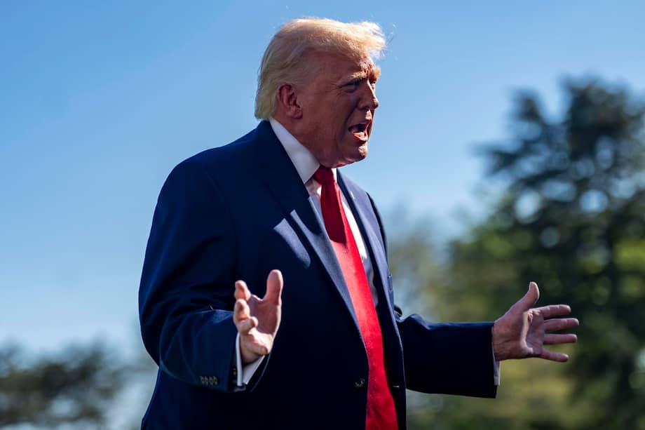 El presidente de Estados Unidos, Donald Trump, este fin de semana.