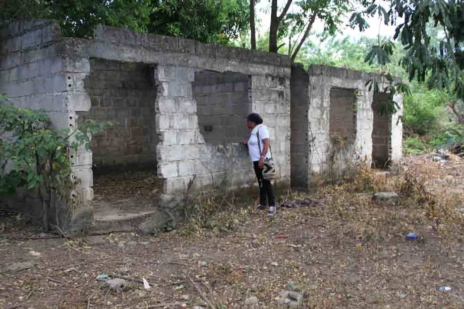 Así quedó Estados Unidos, en Becerril (Cesar) tras los ataques paramilitares que comenzaron en 1992. / Fotos: Óscar Armando Daza Moya, sociólogo e investigador de la Corporación Grupo de Memoria Histórica del Cesar