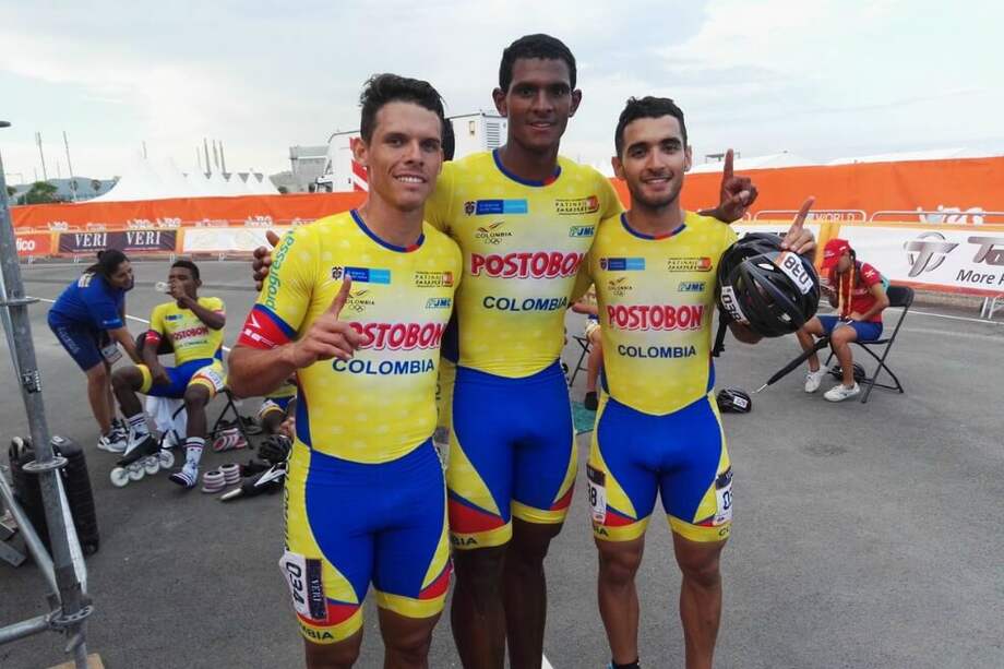 Colombia, en varones mayores, completa una docena en medallas en los World Roller Games. / @Fedepatincol