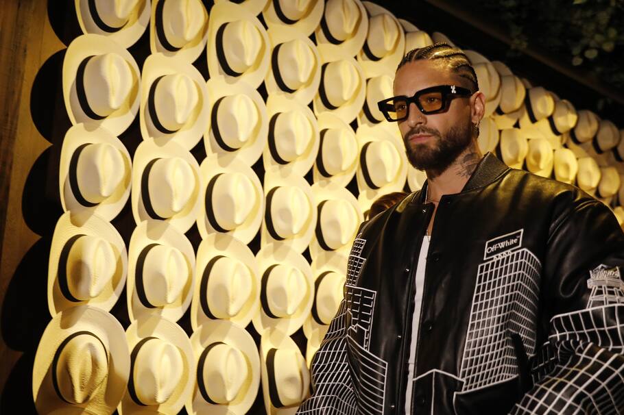 Maluma deleitó este sábado a sus seguidores con un concierto en el que cantó un variado repertorio de temas en el estadio Atanasio Girardot de Medellín. Estos fueron todos los artistas que subieron al escenario con el paisa. EFE/Luis Eduardo Noriega Arboleda