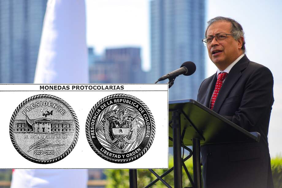 El presidente Gustavo Petro tendrá su moneda protocolaria para eventos especiales.