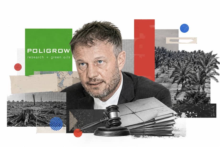 El director de la multinacional Poligrow, Carlo Vigna Taglianti, llegó a Colombia en 2008. / Ilustración Éder Leandro Rodríguez