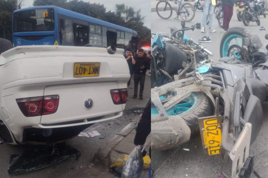 Accidente en la localidad de Engativá.