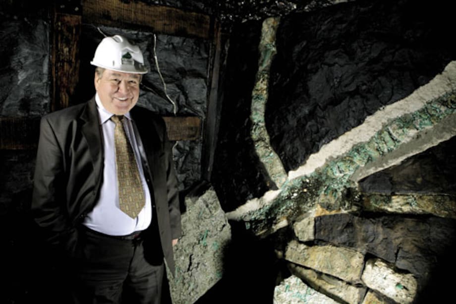 Alberto Sepúlveda, la mina de un esmeraldero en el piso 23