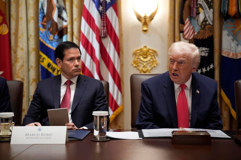 El presidente de EE. UU., Donald Trump, y su secretario de Estado, Marco Rubio, siguen muy de cerca los pasos que da Delcy Rodríguez en Venezuela.