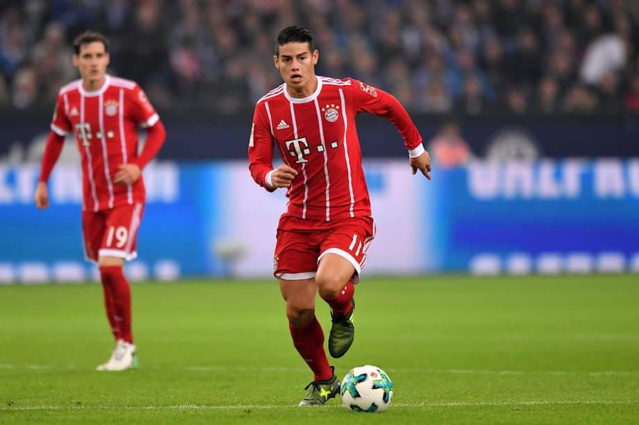 James Rodríguez, volante colombiano del Bayern Múnich de Alemania. / EFE