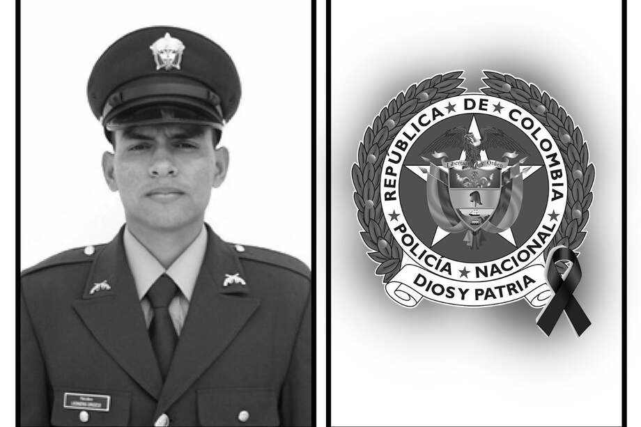 El patrullero Leoneris Alfonso Orozco, de 25 años, fue asesinado en la estación de policía de la zona.