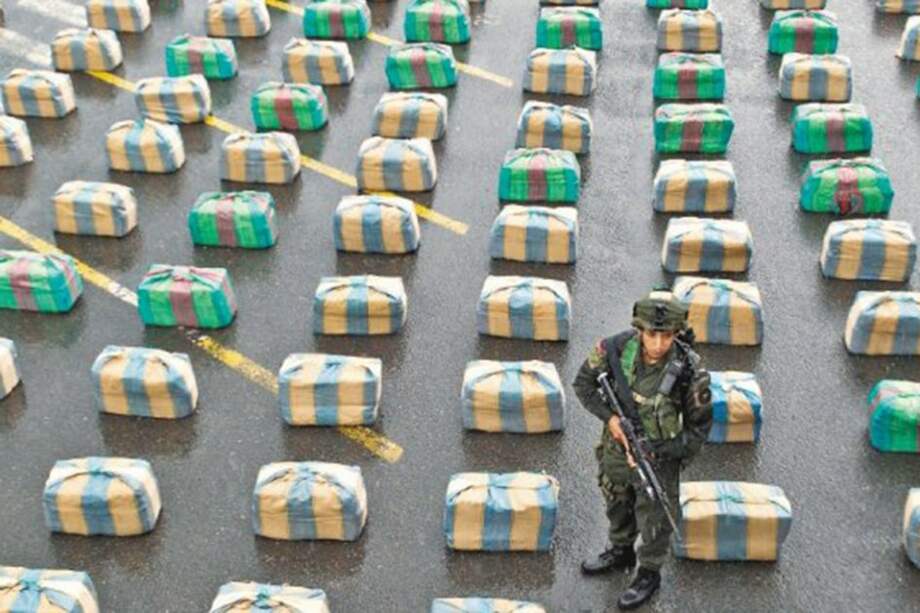 Operativos de incautación de sustancia ilegales en Cali, Colombia. / AFP