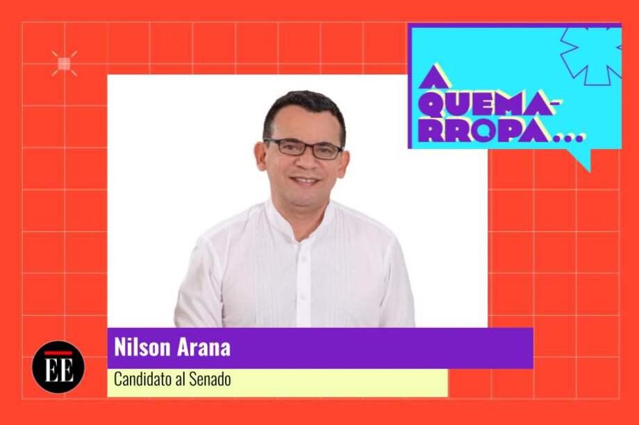 A Quemarropa con Nilson Arana, candidato al Senado por Fuerza Ciudadana
