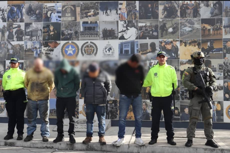Autopartes incautadas en Bogotá tras intensos operativos.