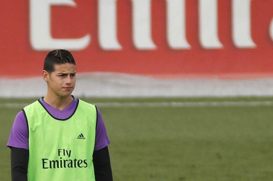 James Rodríguez, mediocampista del Real Madrid. Foto: EFE