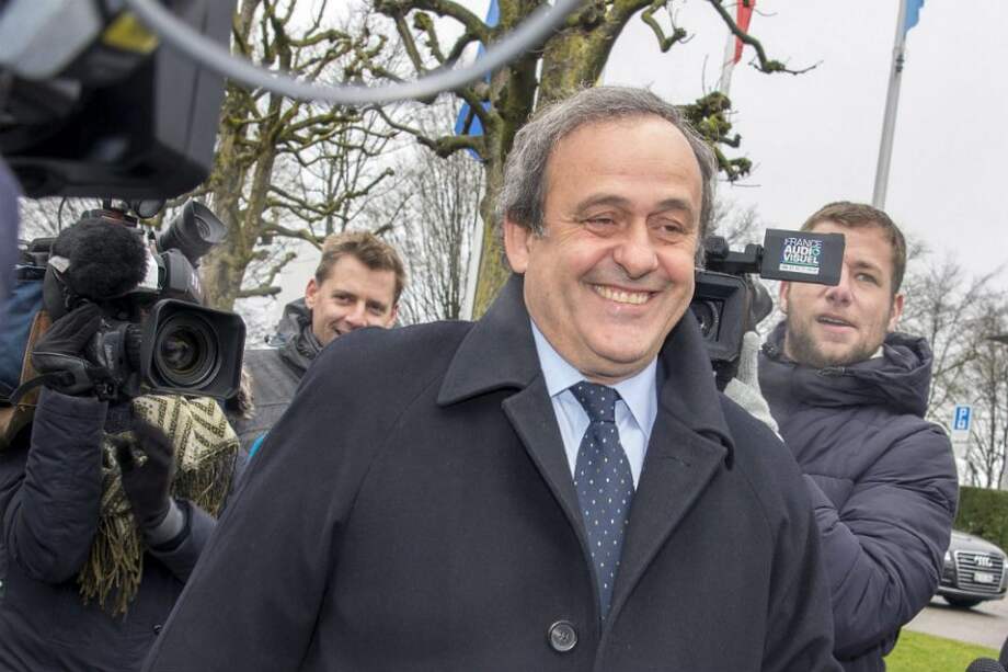 Michel Platini, presidente de la Uefa. Foto: AFP