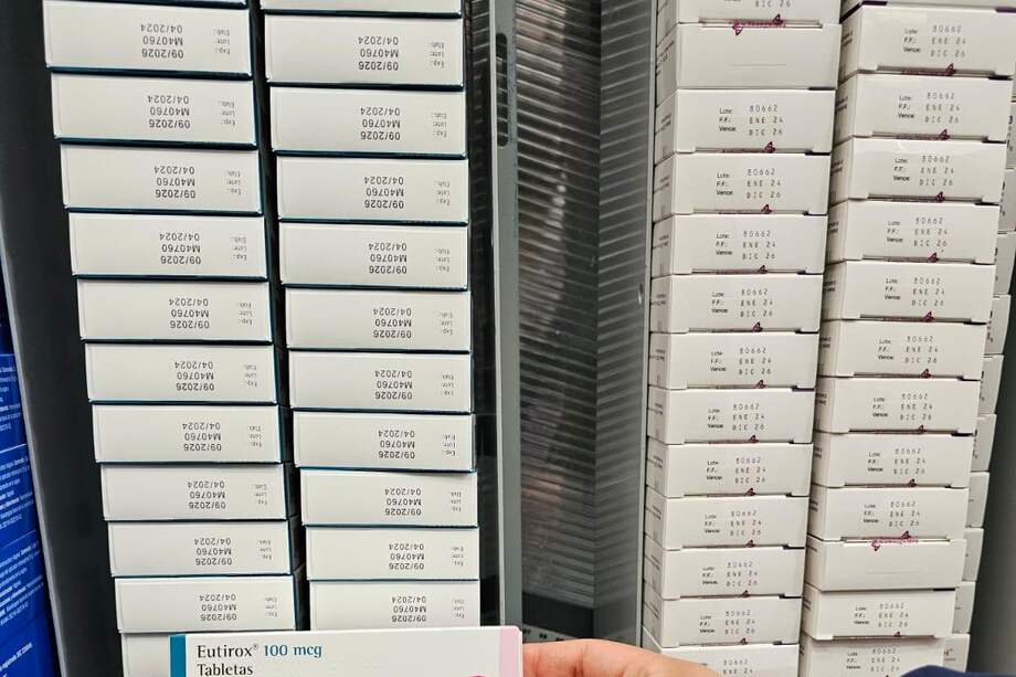 Esta imagen, que se publicó como prueba de acaparamiento de insulina, en realidad muestra un medicamento usado para tratar el hipotiroidismo. /Supersalud