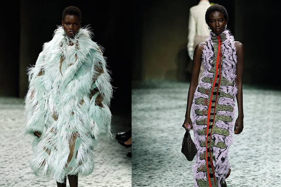 Matthieu Blazy presentó su colección Otoño - Invierno 2023/2024 para la firma italiana.