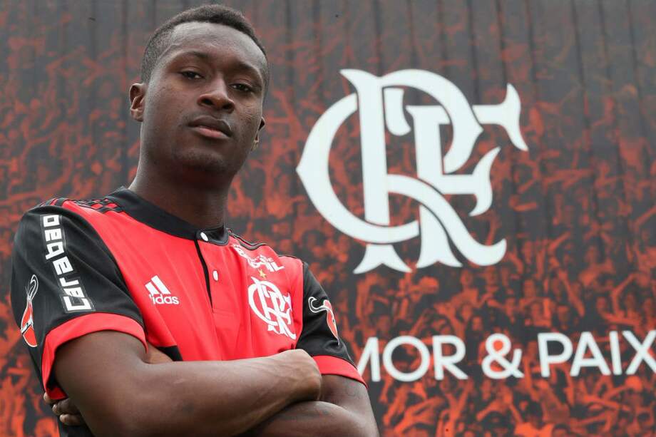 Marlos Moreno juega actualmente en el Flamengo de Brasil. / @Flamengo