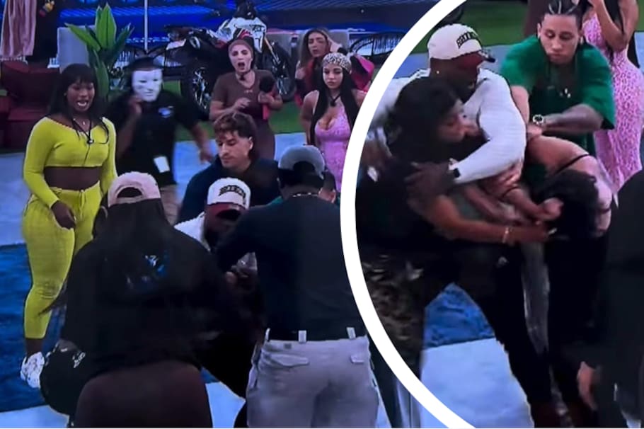 Pelea de Yina Calderón y Chanel en ‘La mansión de Luinny’.