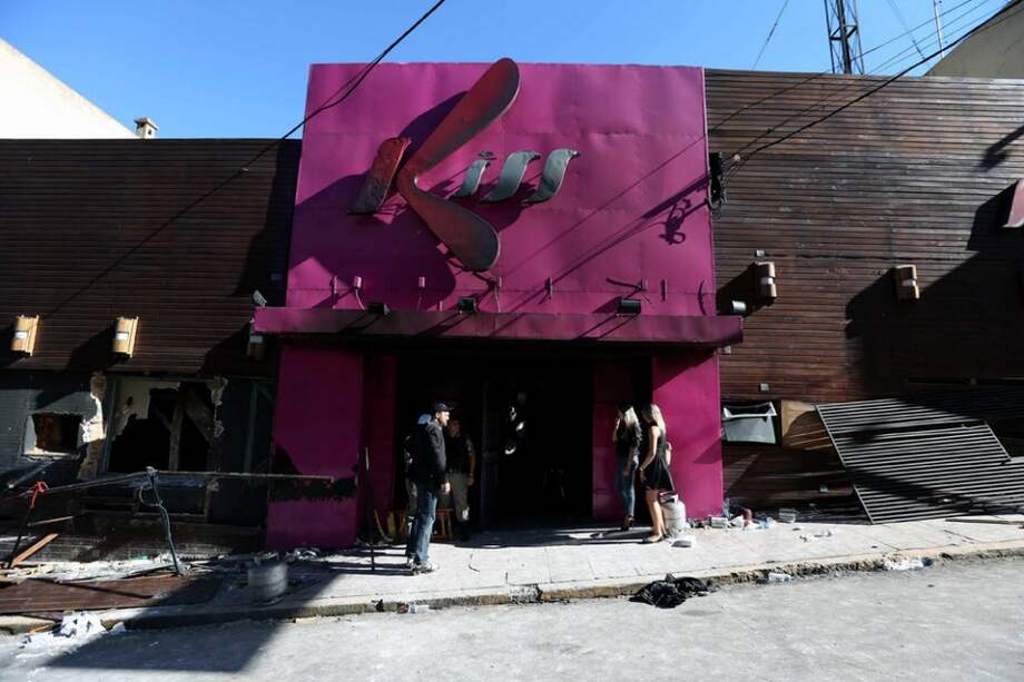 Kiss, la discoteca donde ocurrio el incendio que cobrpo la vida de cientos de personas en Brasil./ EFE