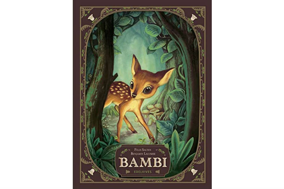El ilustrador considera además que esta historia es una parábola, una alegoría de la sociedad: "Y conseguimos sentirlo porque 'Bambi', al fin y al cabo, es un libro de sensaciones".