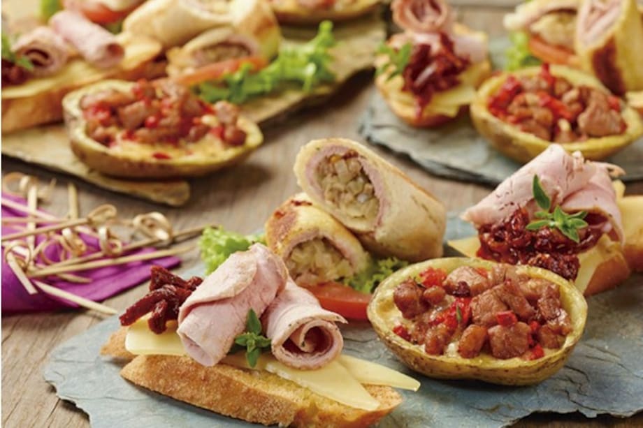 Tapas con carne de cerdo. Me encanta la carne de cerdo