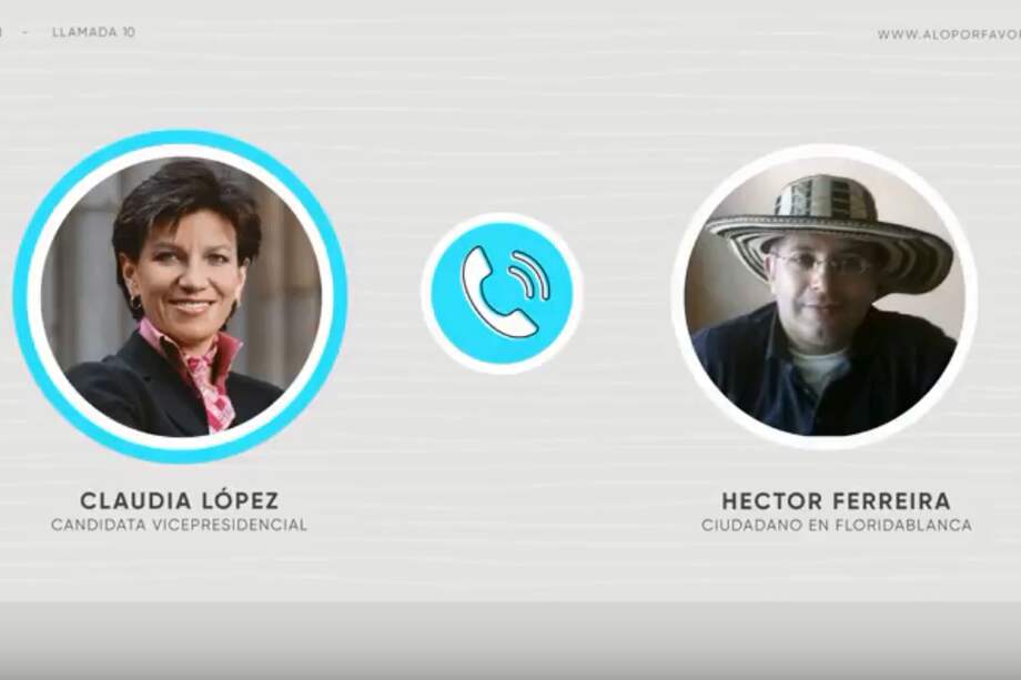 Claudia López, fórmula vicepresidencial de Sergio Fajardo, aceptó el #RetoDeLos10Minutos.